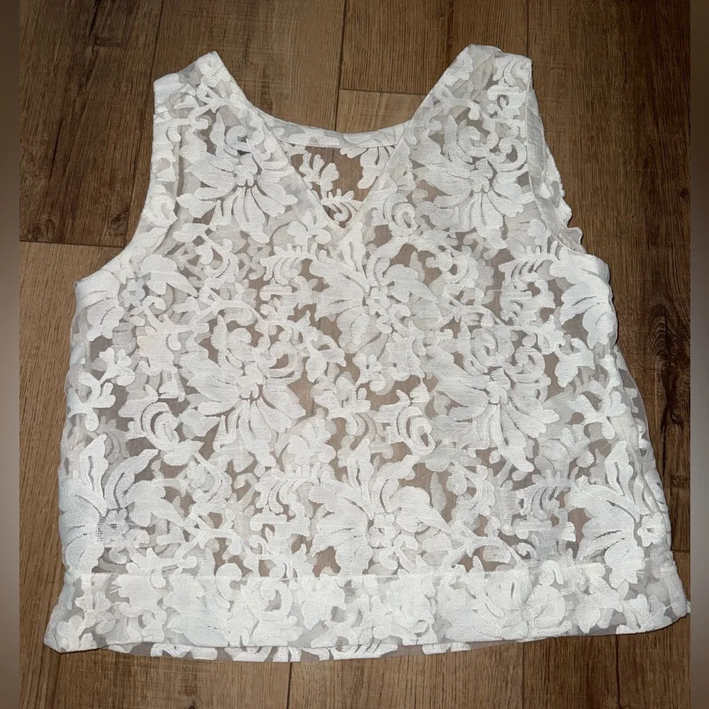 Banana Republic White Blouse - Picture 2 of 5